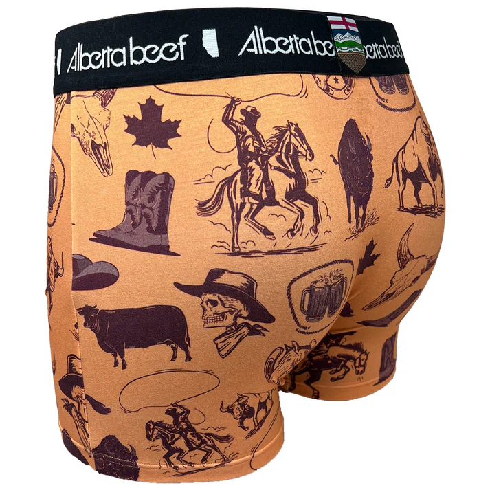 Berta Beef Men's Underwear Rodeo - Brown