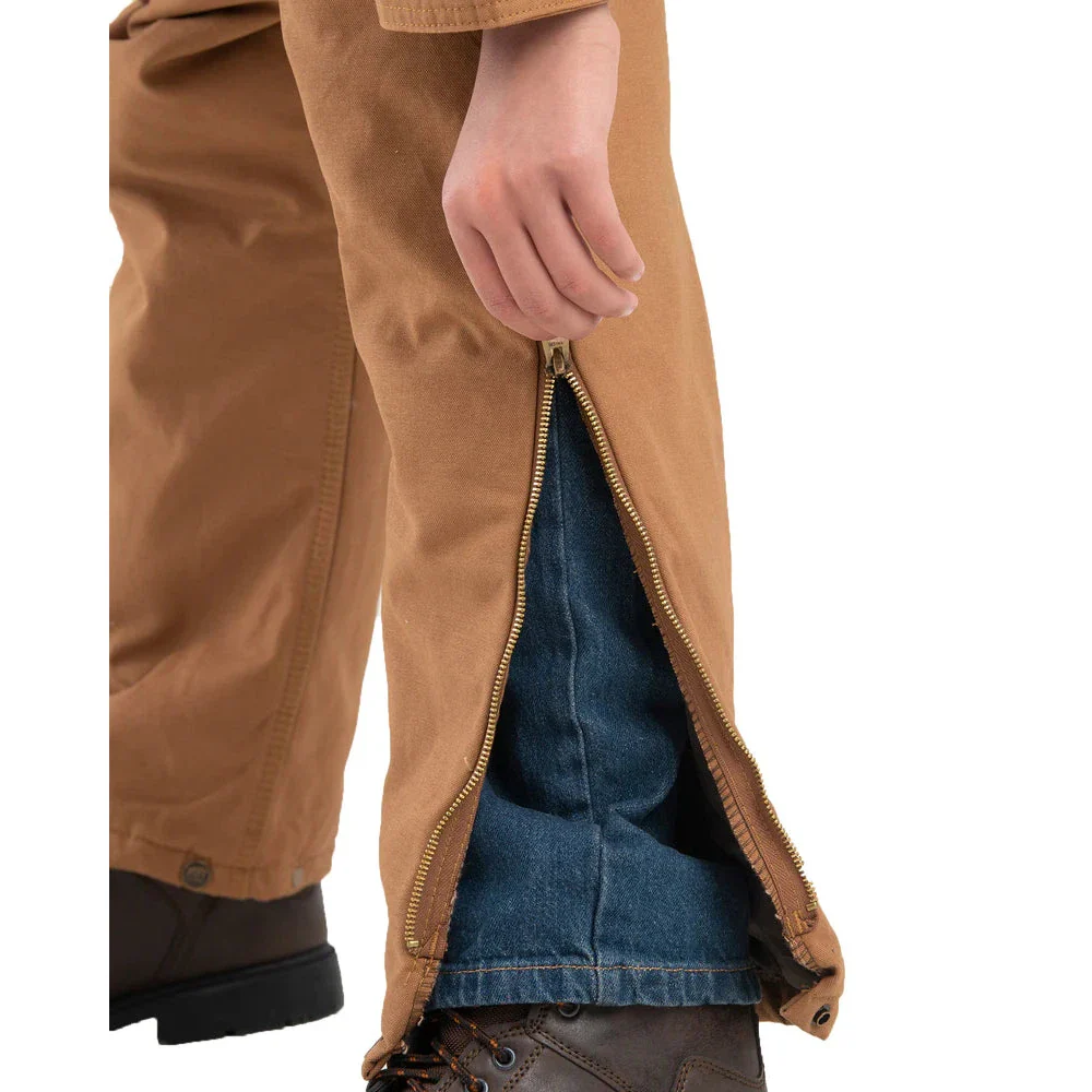 Berne Youth Youth Softstone Insulated Coverall - Brown Duck - Image 3