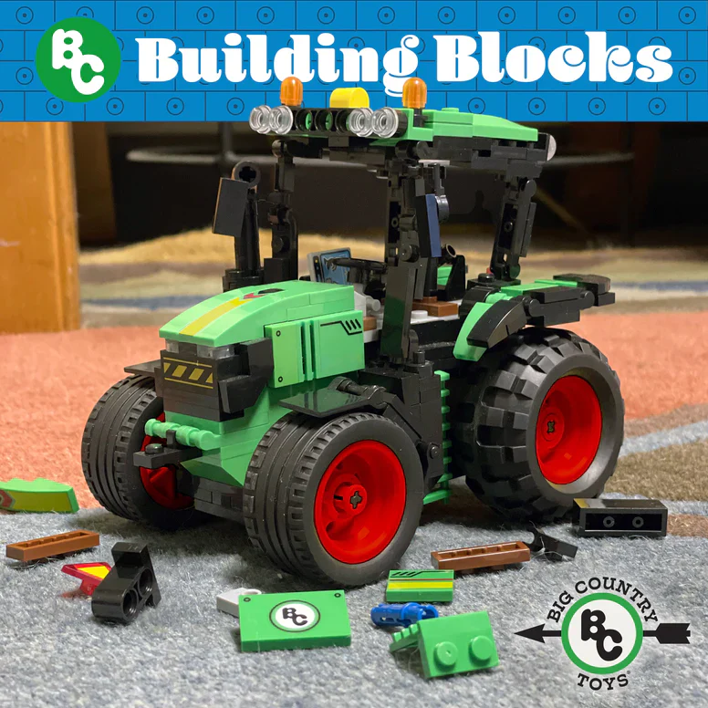 Big Country Building Blocks Tractor - Image 3