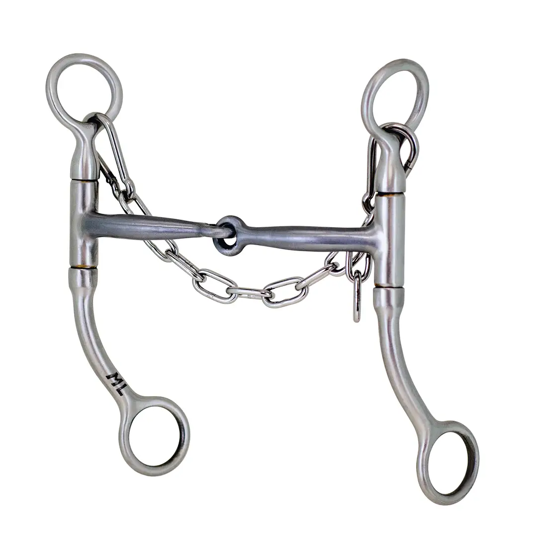 Cowboy Tack Walt Woodard Comfort Tapered 1/2" Shank Snaffle Bit