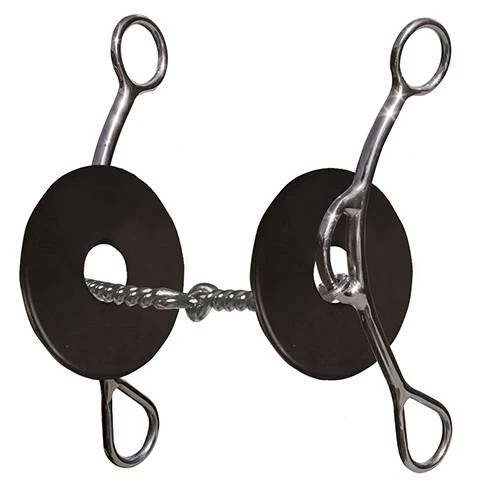 Professional's Choice Brittany Pozzi Gag Series-Twisted Wire Snaffle 8" Shank