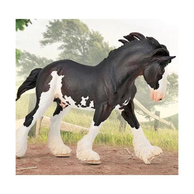 Breyer Kid's Collecta Clydesdale Stallion - Black Sabino - Image 2