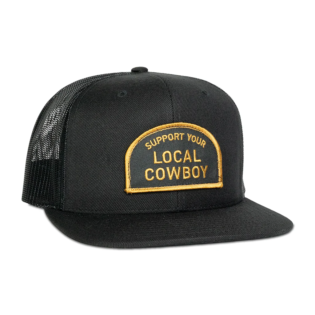 Cowboy Cool Support Your Local Cowboy Hat - Assorted Colours
