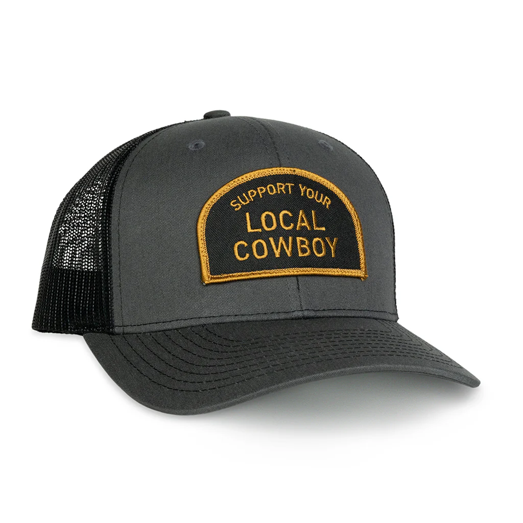 Cowboy Cool Support Your Local Cowboy Hat - Assorted Colours - Image 3