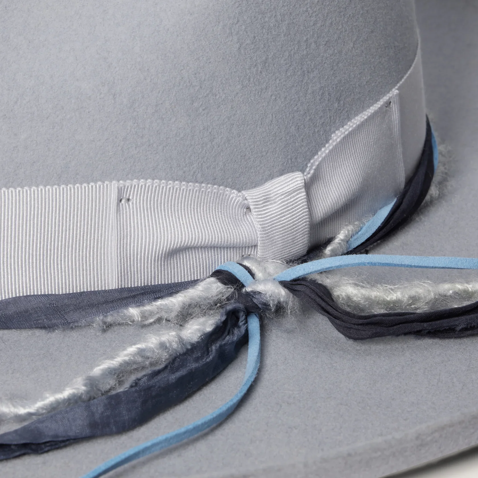 Stetson Oceanus Fedora Wool Hat - Light Grey - Image 4