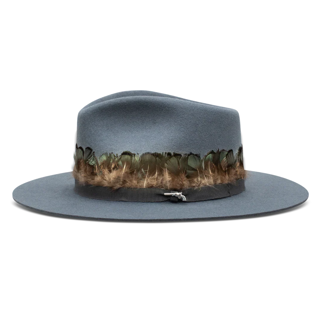 Charlie 1 Horse Two Dollar Pistol Wool Lainey Wilson Hat - Denim - Image 3