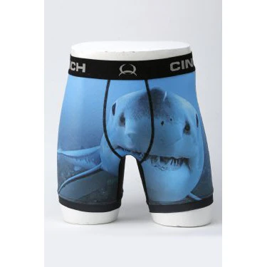 Cinch Men's 6" Jaws Boxer Briefs - Blue