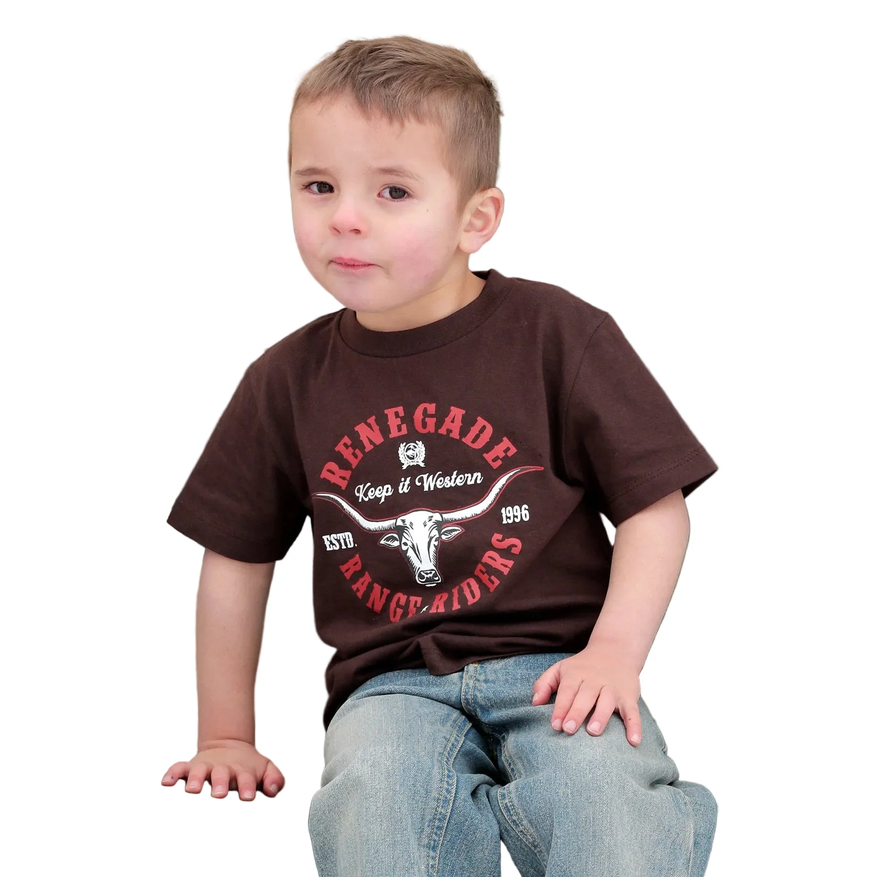 Cinch Boy's SS Tee - Brown