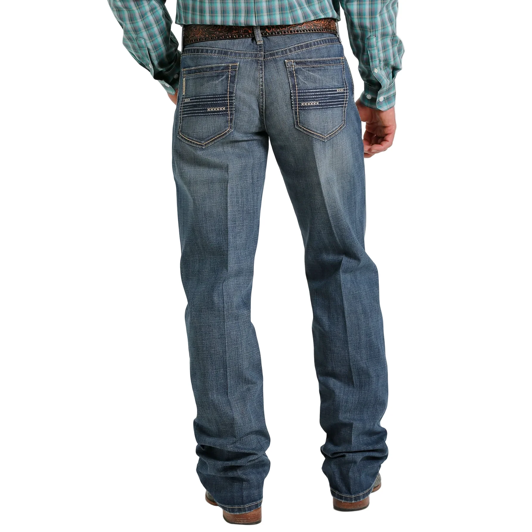 Cinch Men's Relaxed Fit Grant Jeans - Dark Stonewash - Image 2