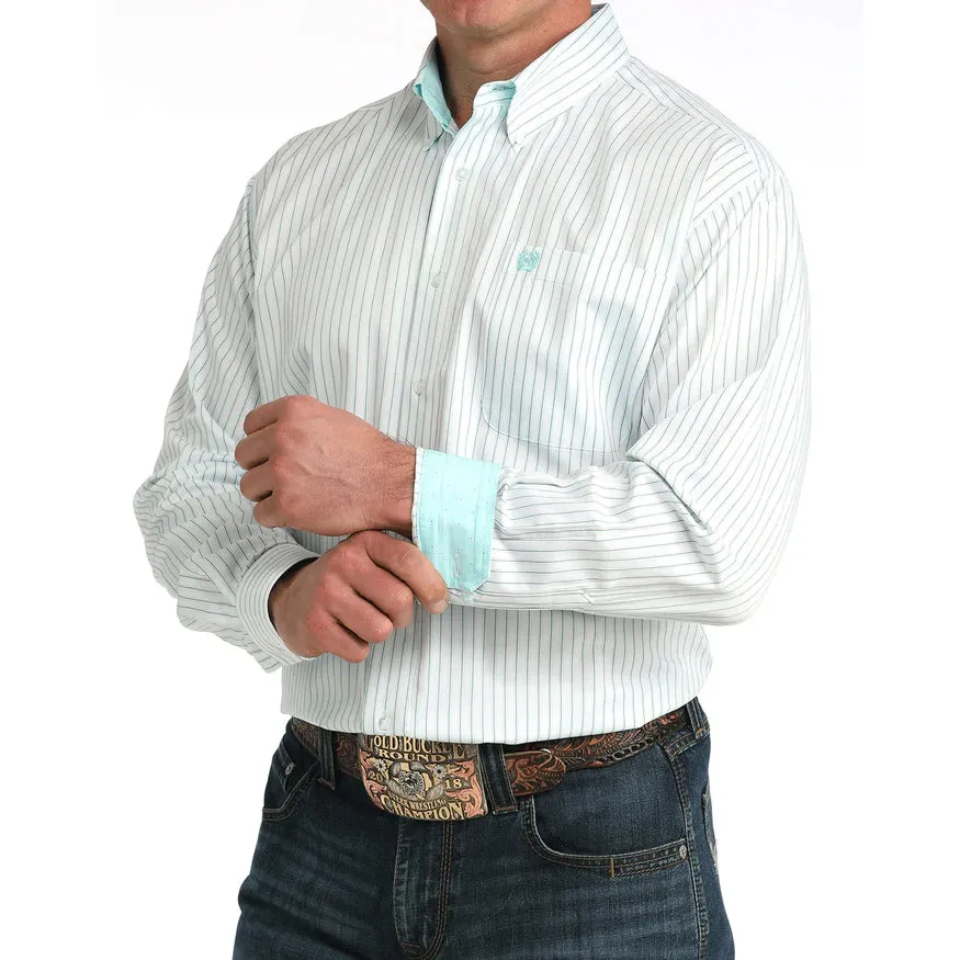 Cinch Men's Long Sleeve Western Shirt - White - Image 2