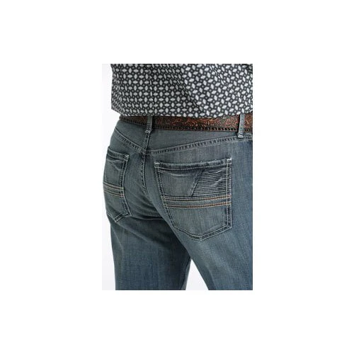 Cinch Men's Slim Fit Ian Jeans - Medium Stonewash - Image 3