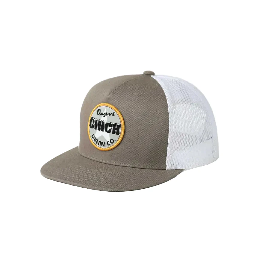 Cinch Men's High Profile Trucker Cap - Stone