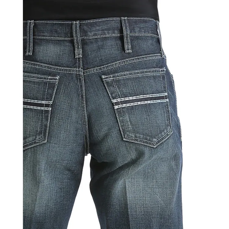 Cinch Men's White Label 019 Rigid Jeans - Dark Stone - Image 3
