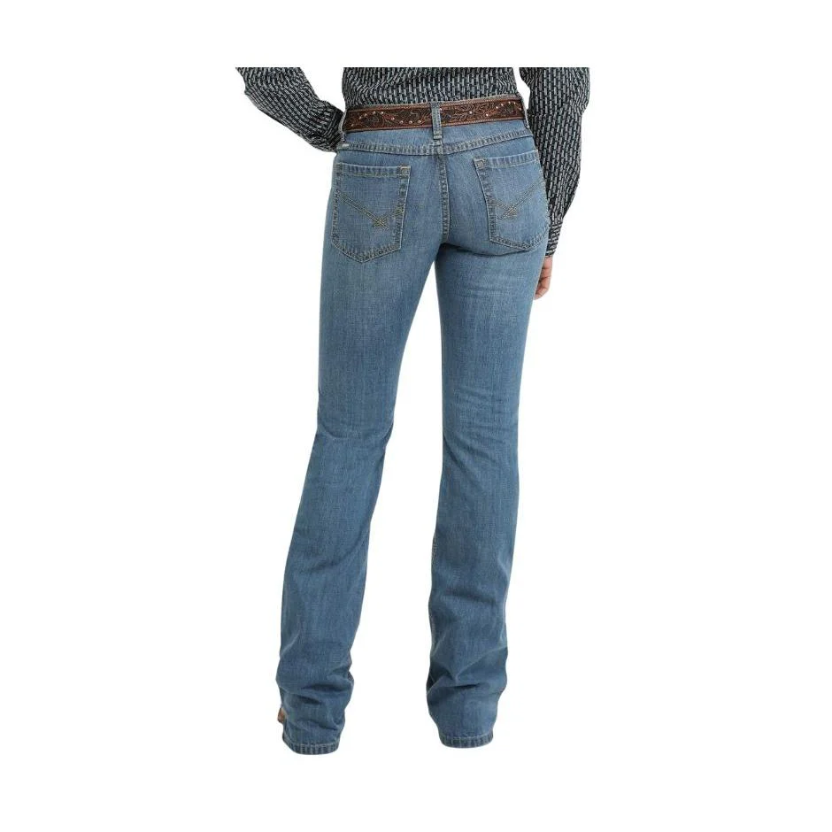 Cinch Women's Kylie II Midrise  Slim Fit Jeans- Medium Stone - Image 3