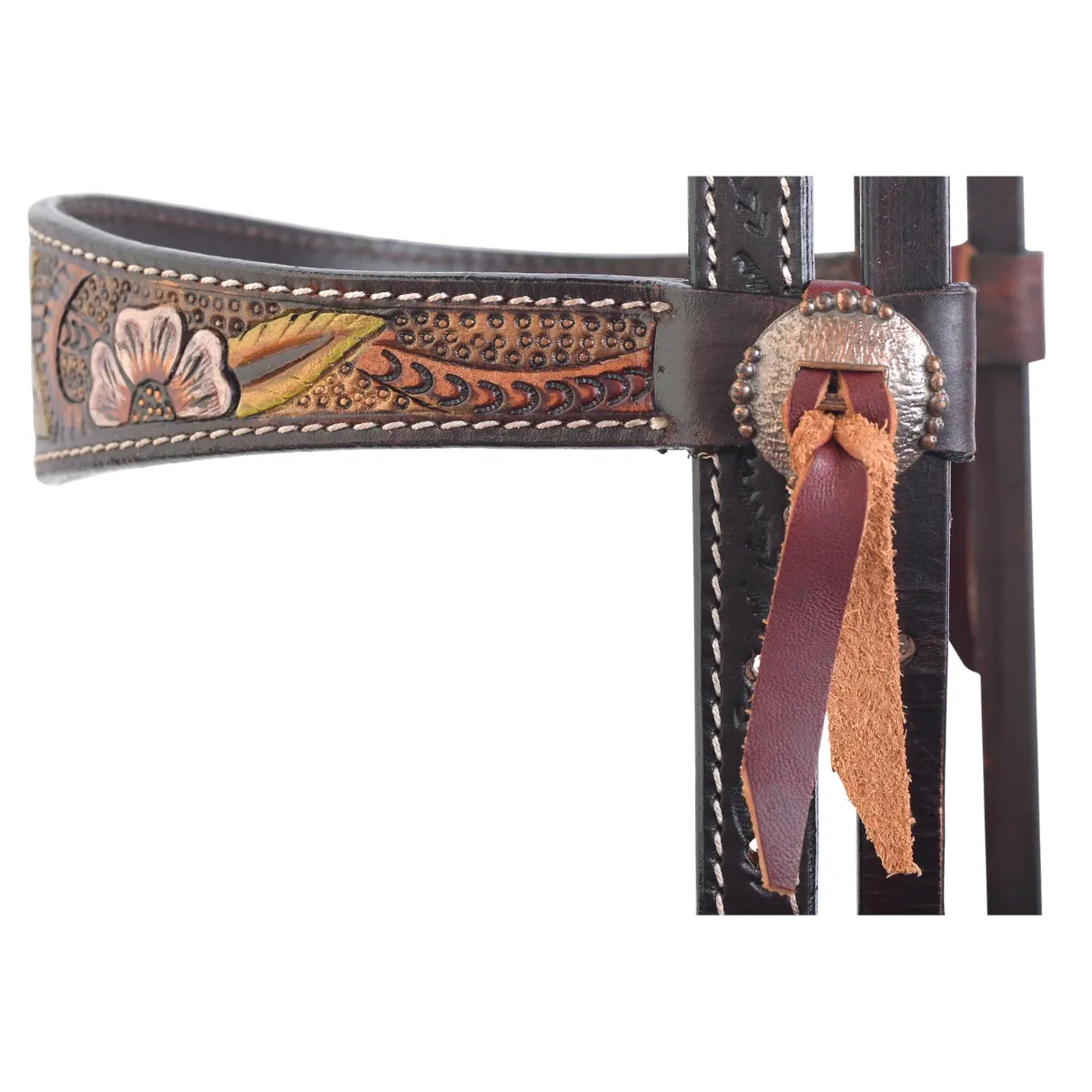 Circle Y Dogwood Flower Browband Headstall - Image 3