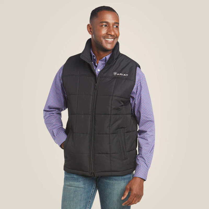 Ariat Men's Crius Insulated Vest - Black
