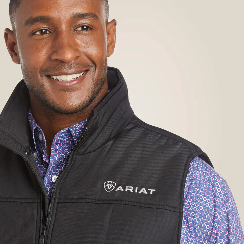 Ariat Men's Crius Insulated Vest - Black - Image 3