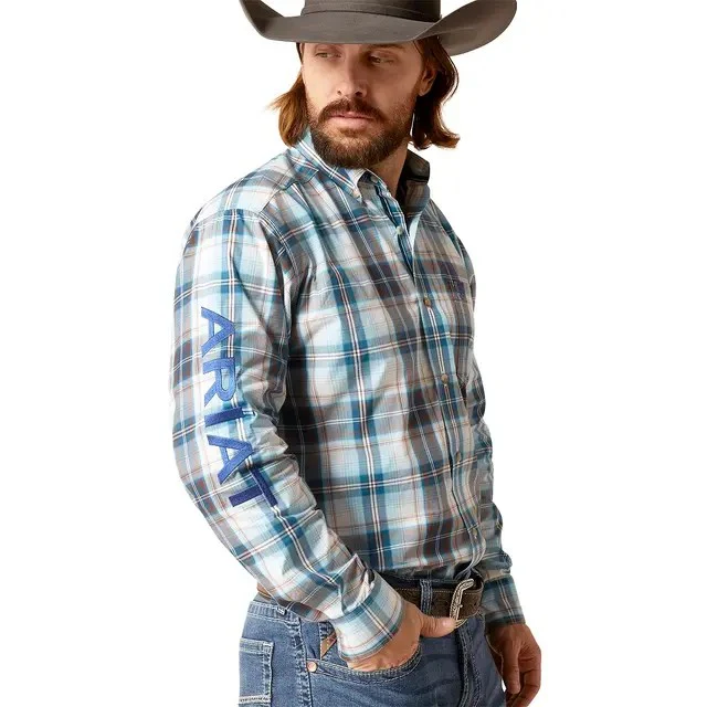 Ariat Men's Pro Series Team Wilder Classic Fit Shirt - White