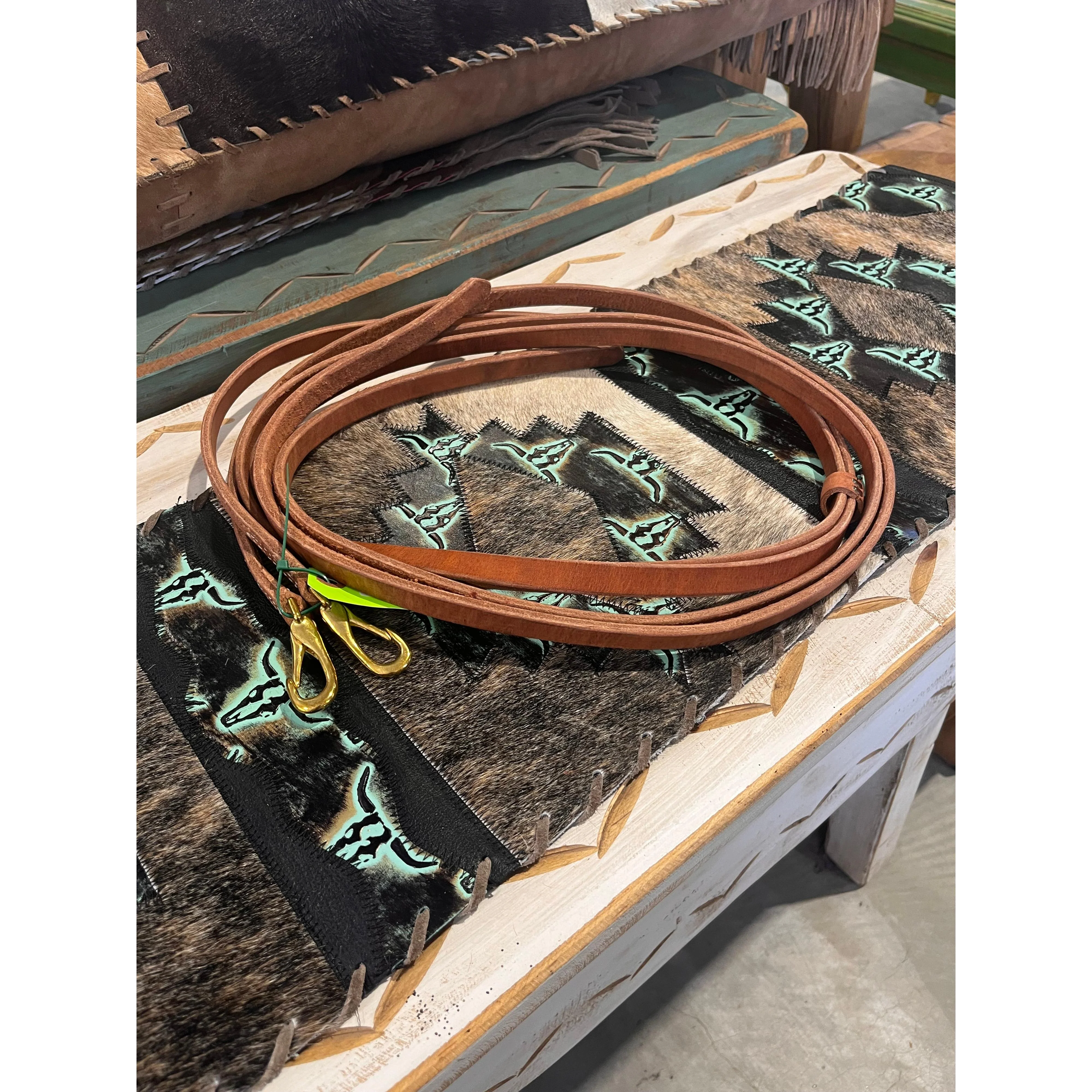 Irvine Harness 5/8" X 8' Split Reins w/ Snap Ends -Assorted Colours - Image 3