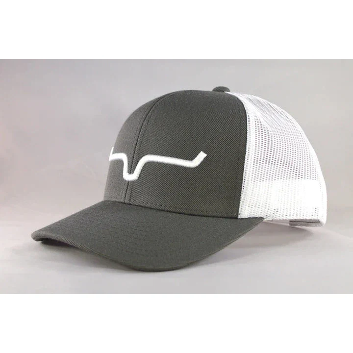 Kimes Weekly Trucker Ball Cap - Charcoal/White