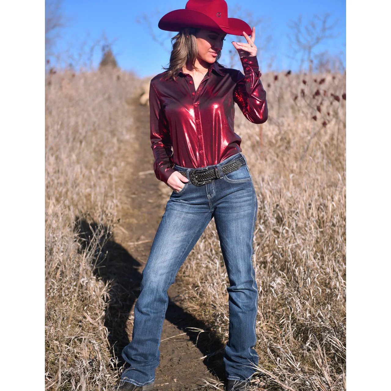 Cowgirl Tuff Women's Another Level Jeans - Medium Wash - Image 3