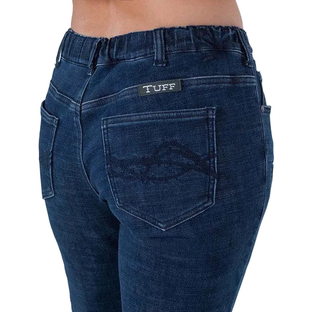 Cowgirl Tuff Women's Tuff Cowgirl Winter Jeans - Dark Wash - Image 6