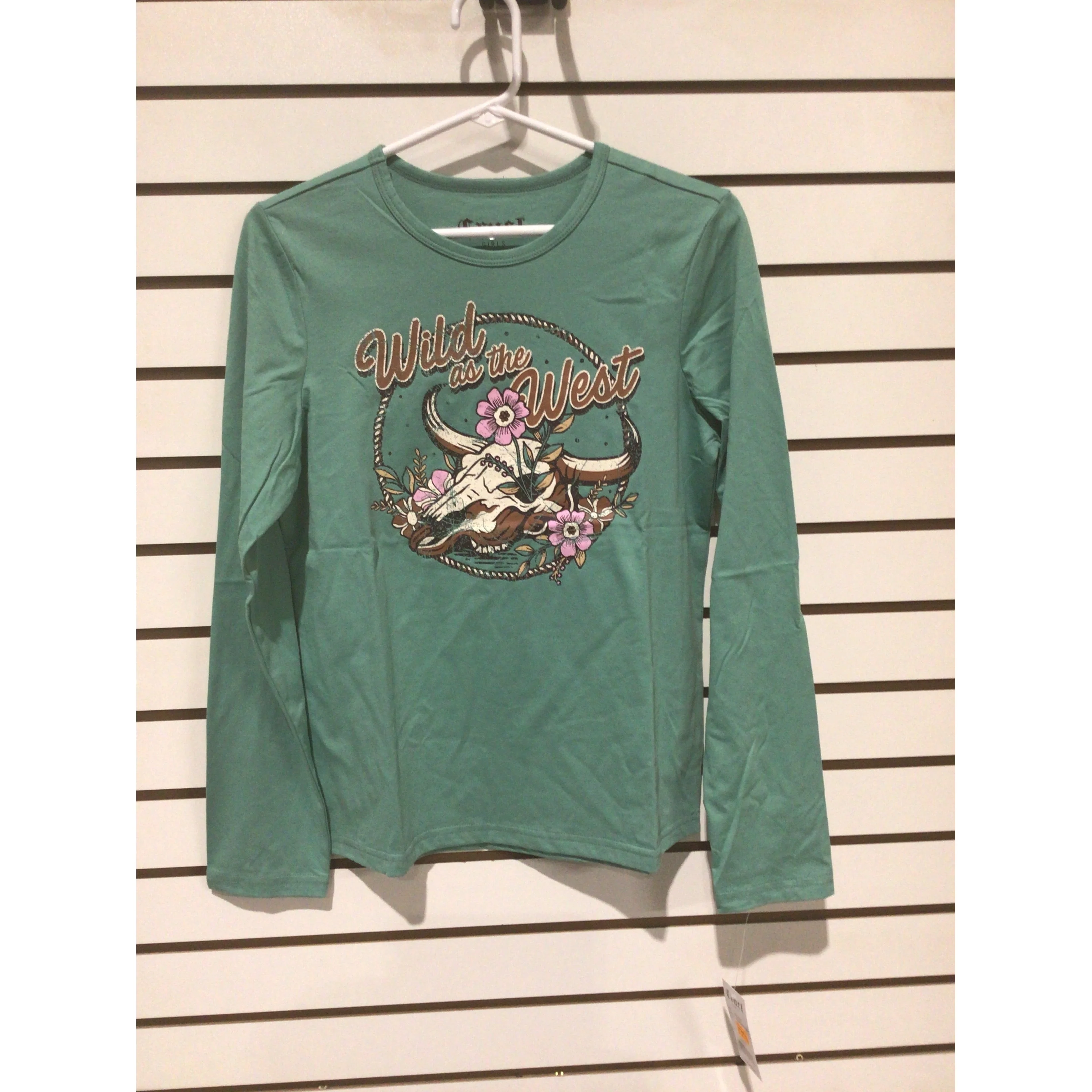 Cruel Girl Girl's Long Sleeve Graphic T-Shirt - Turquise