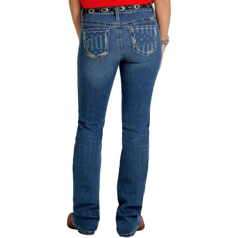 **Cruel Women's Hannah Jeans - Medium Stonewash - Image 2