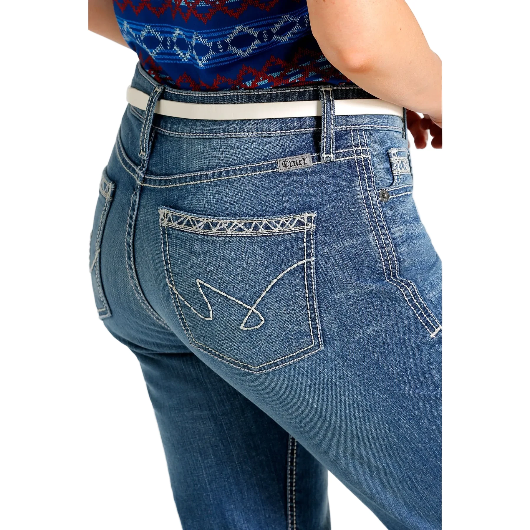 Cruel Women's Hayley Jeans - Medium Stonewash - Image 3