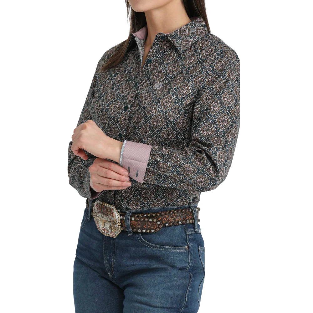 Cruel Women's Long Sleeve Print Top - Multicolour - Image 2