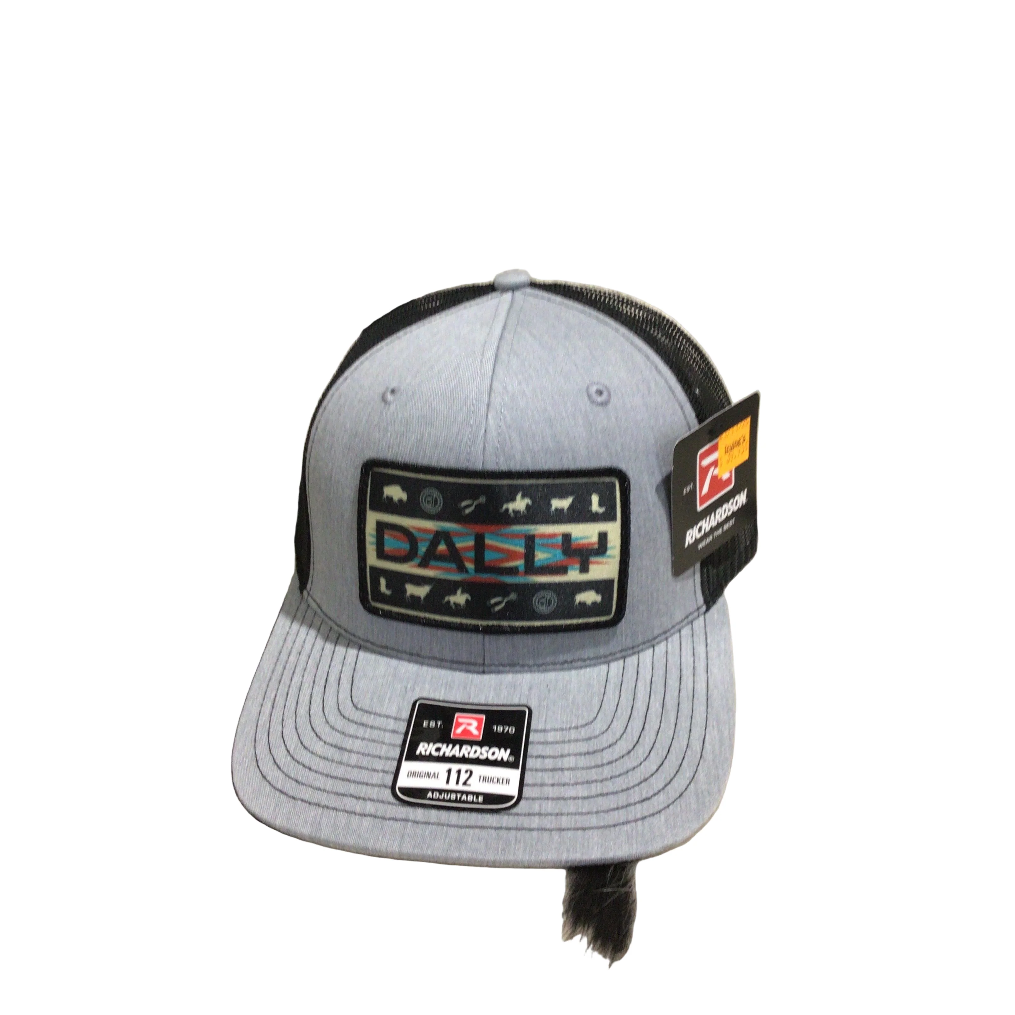 Dally Up Caps Dally Screenprint - Grey/Black