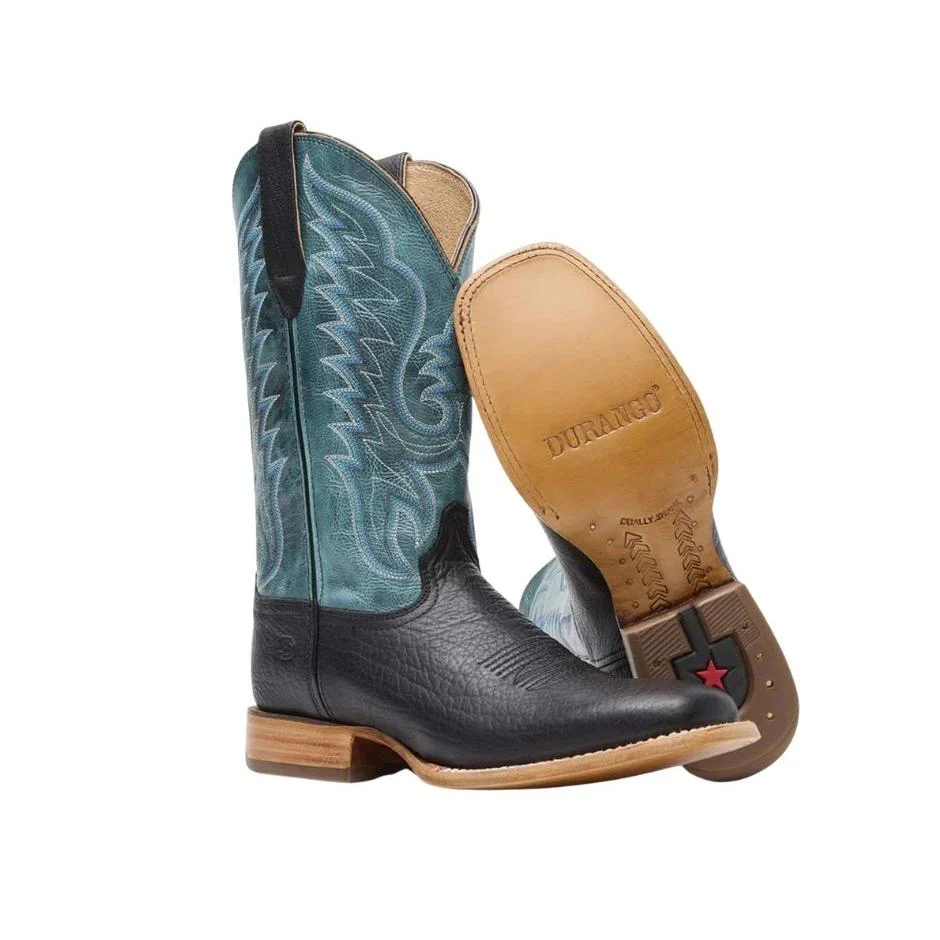 Durango Men's Arena Pro Black/Blue Lagoon Western Boots - Image 3