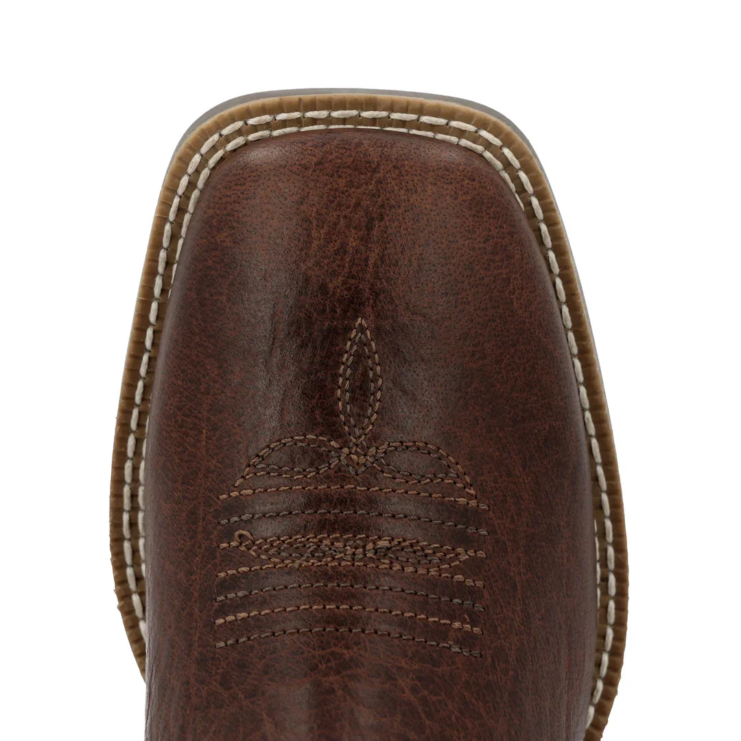 Durango Big Kids Shyloh 8 Inch Square Toe Boot - Mahogany/Dynamite Red - Image 5