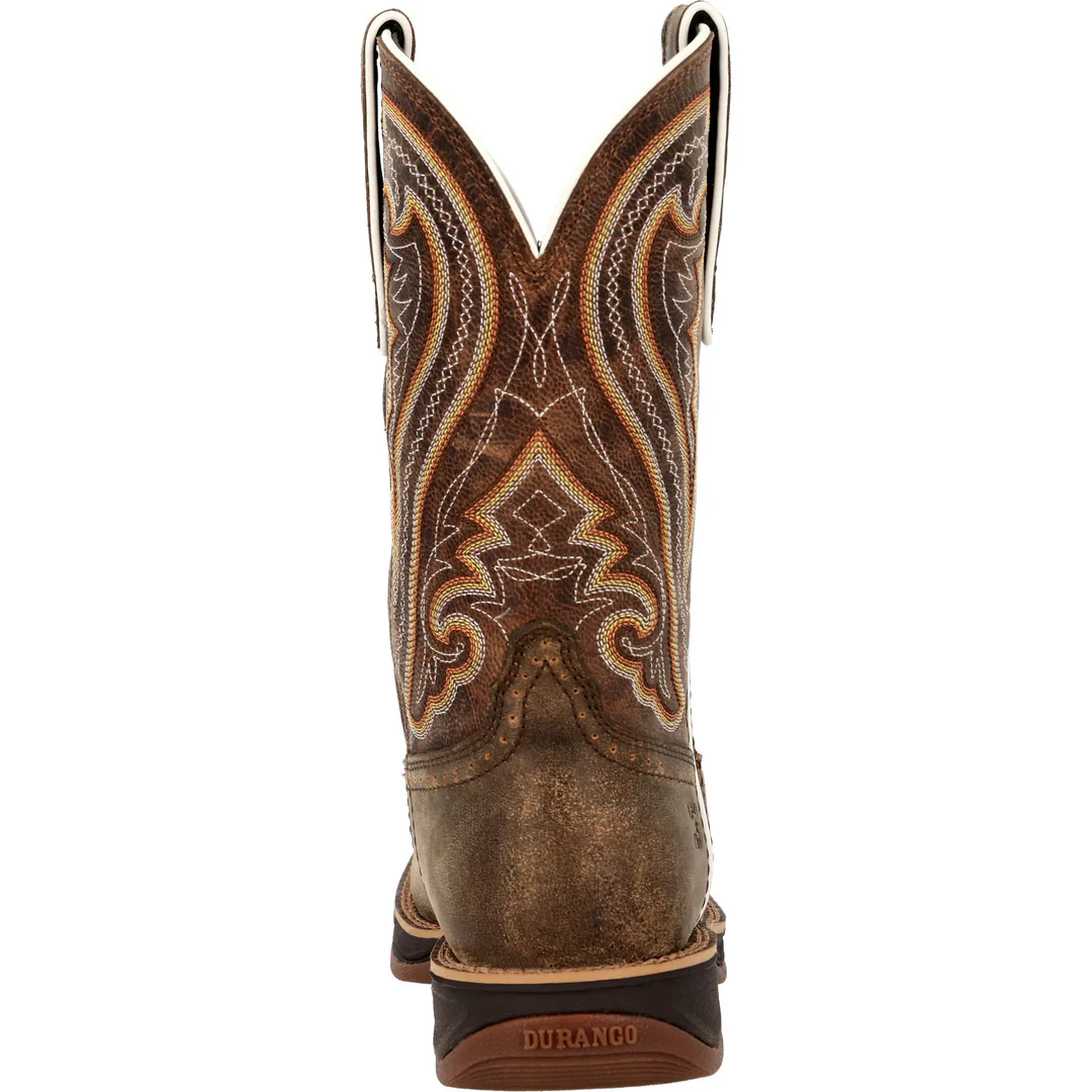 Durango Women's Rebel Ultra Lite Western Boots - Vintage Bomber Brown - Image 4