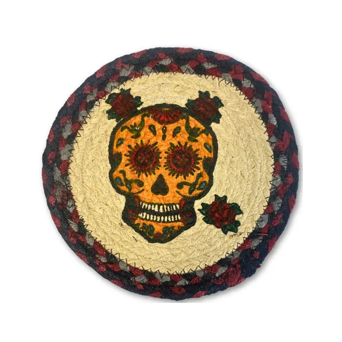 El Paso Saddle Blanket Company Braided Jute Round Trivets-47