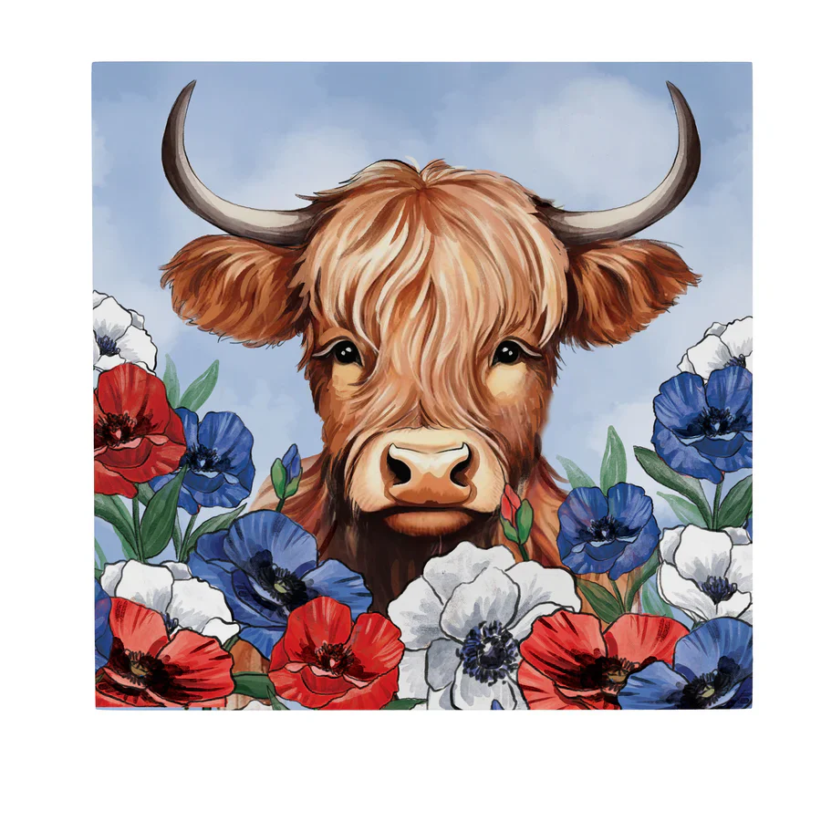 Evergreen Classic Highland Cow Indoor Wall Wood Decor- 12 x 12 - Image 2