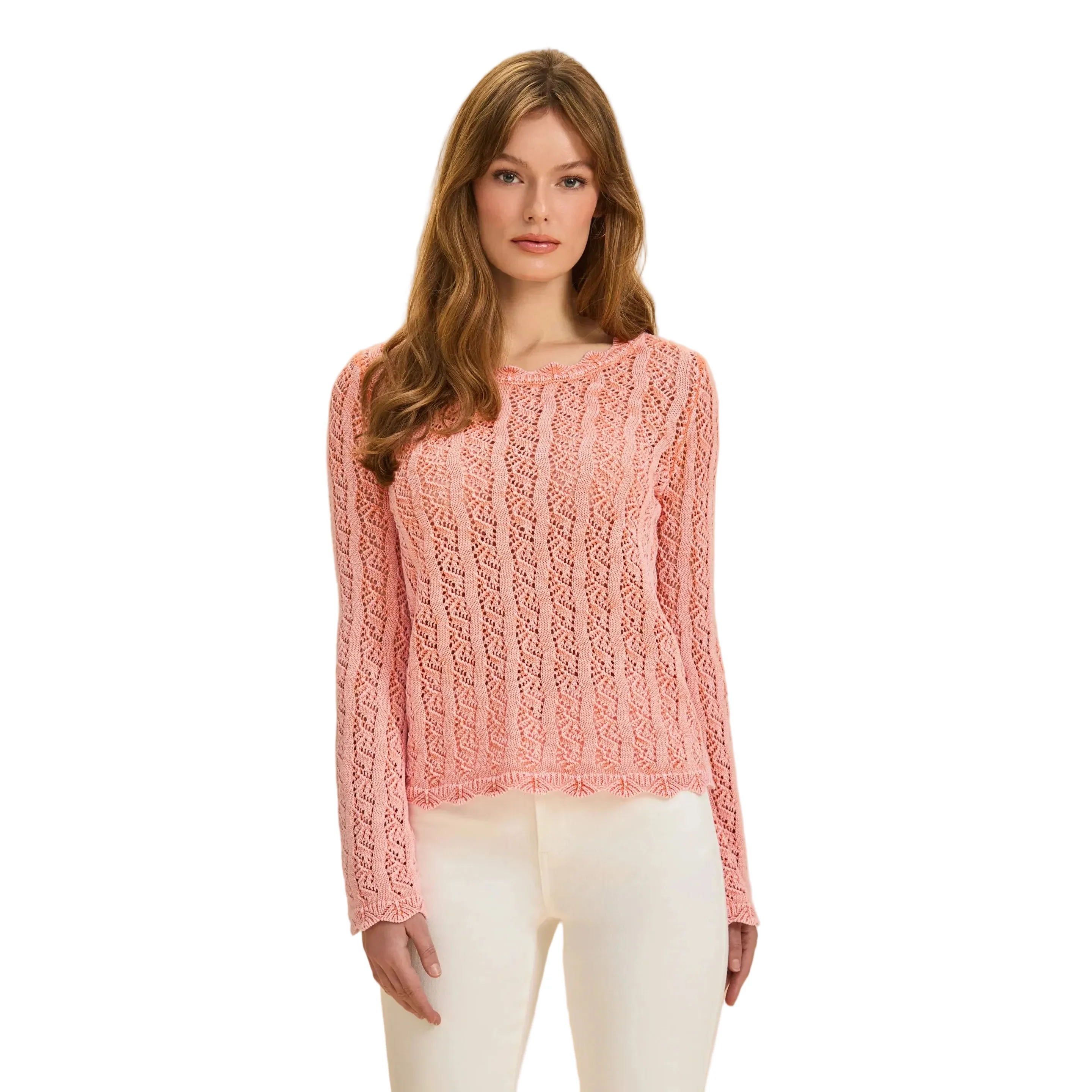 FDJ Women's Long Sleeve Garment Dye Sweater - Multiple Colours - Image 2