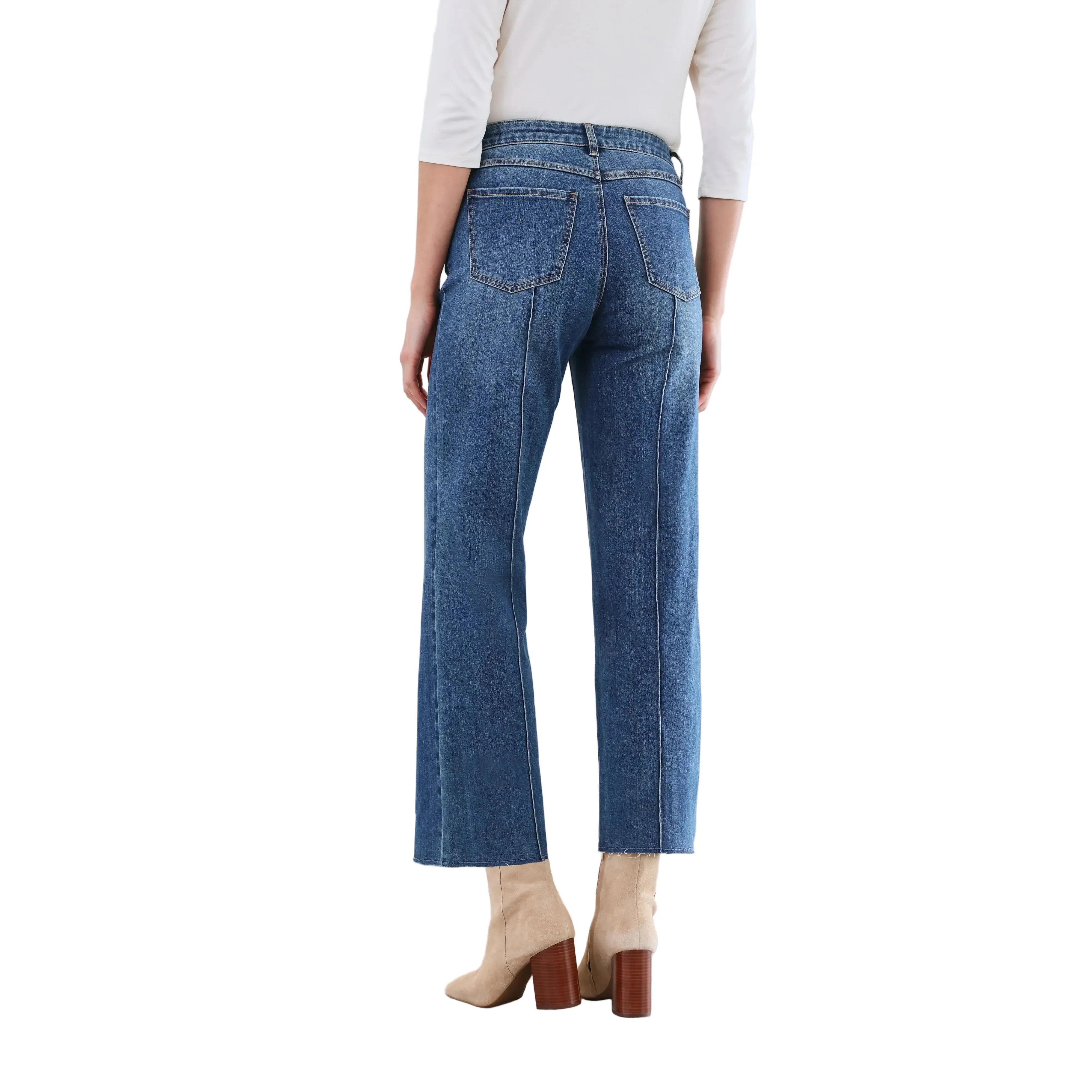FDJ Women's Olivia Wide Ankle Jeans - Multiple Colours - Image 5