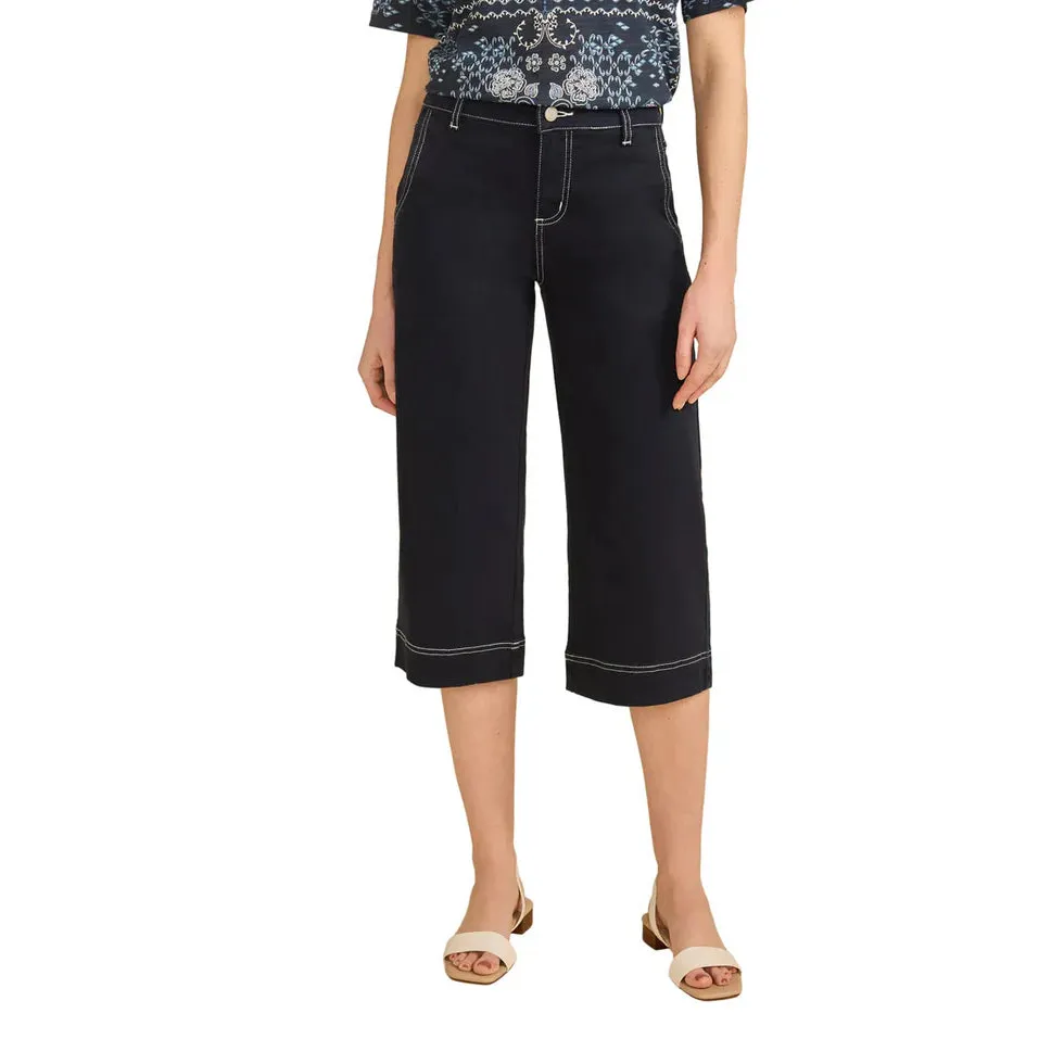 FDJ Women's Olivia Wide Capri - Navy