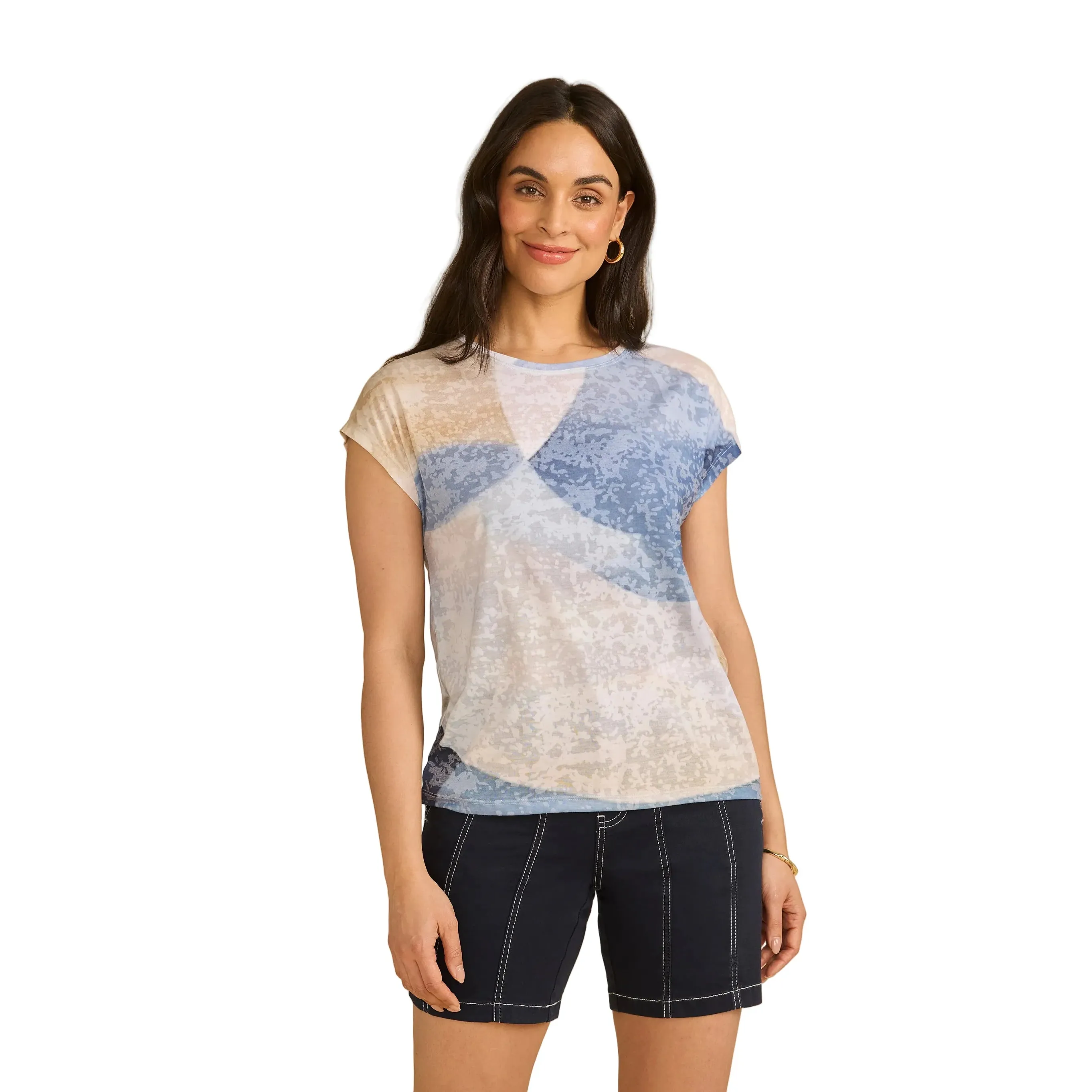 FDJ Women's Short Sleeve Round Neck Top - Kona