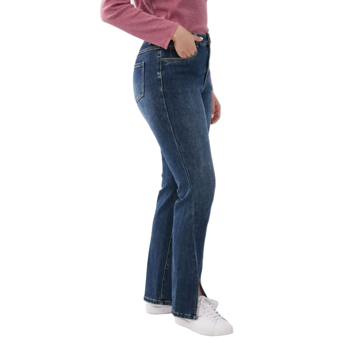 French Dressing Women's Suzanne Straight Leg Jeans - Dark Blue - Image 3