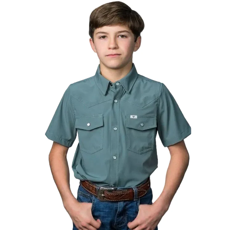 Ferrell Brand CORE Kid's Unisex Short Sleeve Snap Shirt - Multiple Colors - Image 10