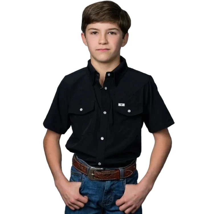 Ferrell Brand CORE Kid's Unisex Short Sleeve Snap Shirt - Multiple Colors - Image 9