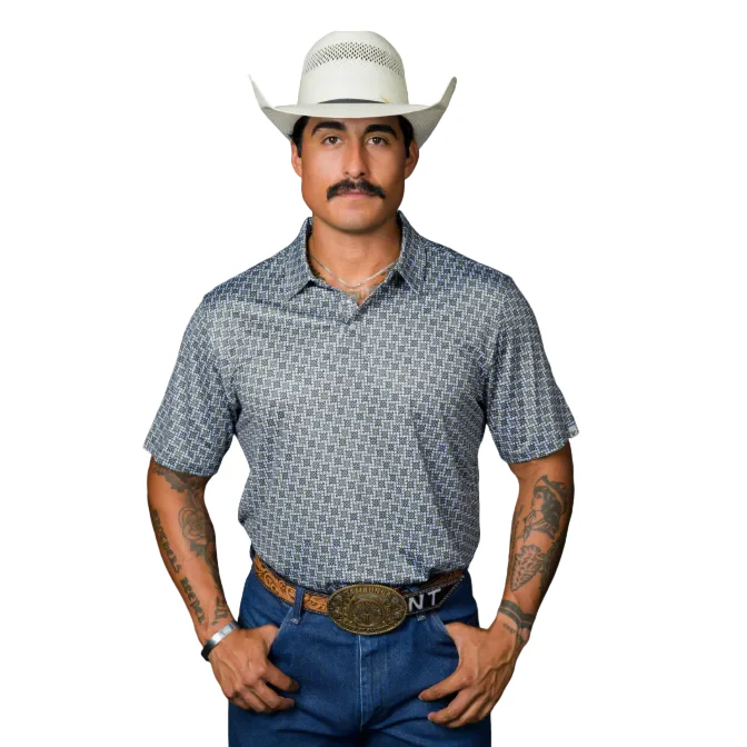 Ferrell Brand Men's The Colton  Short Sleeve Polo - Green