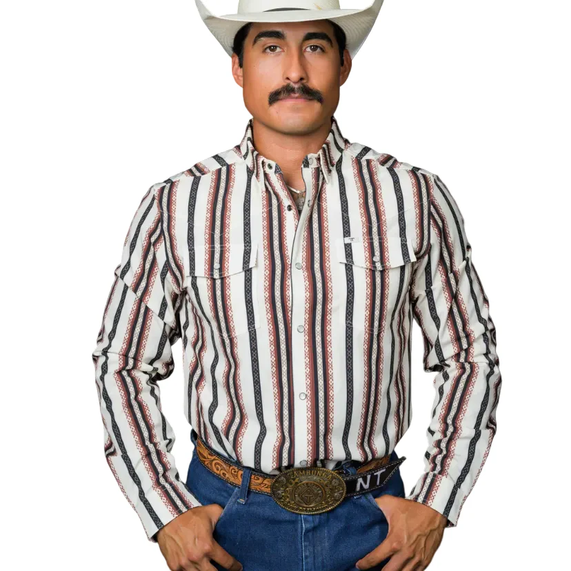 Ferrell Brand Men's The Wayne Long Sleeve Shirt - Multi