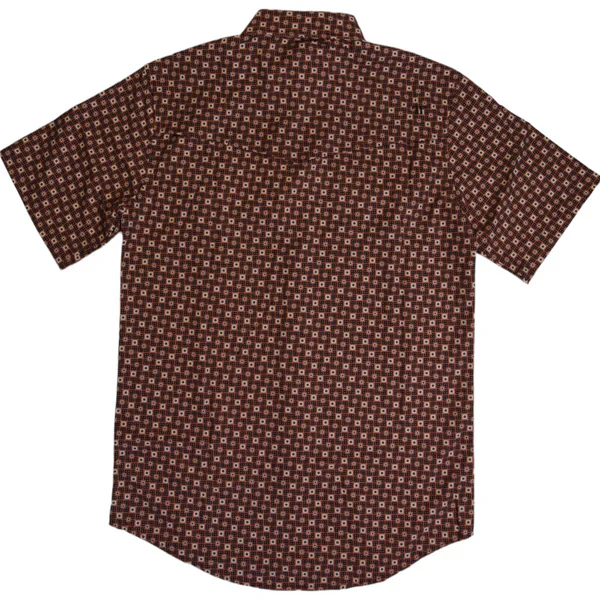 Ferrell Men's The Donics Short Sleeve Snap Shirt - Rust Design - Image 3