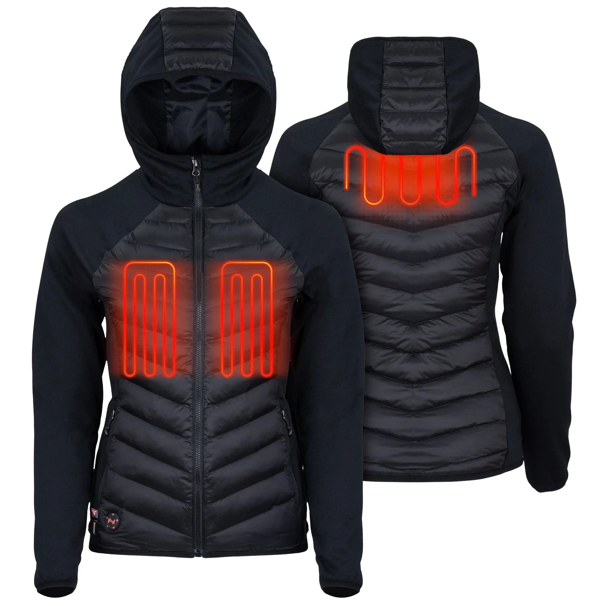 Fieldsheer Women's Ventani Hybrid Heated Jacket  - Black - Image 2