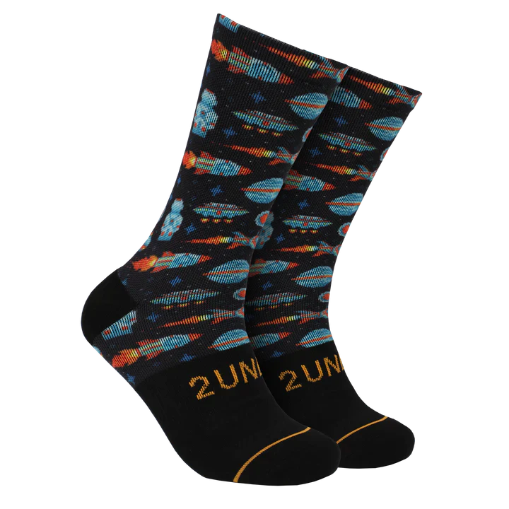 2UNDR Men's Flex Printed Crew Socks - Image 2