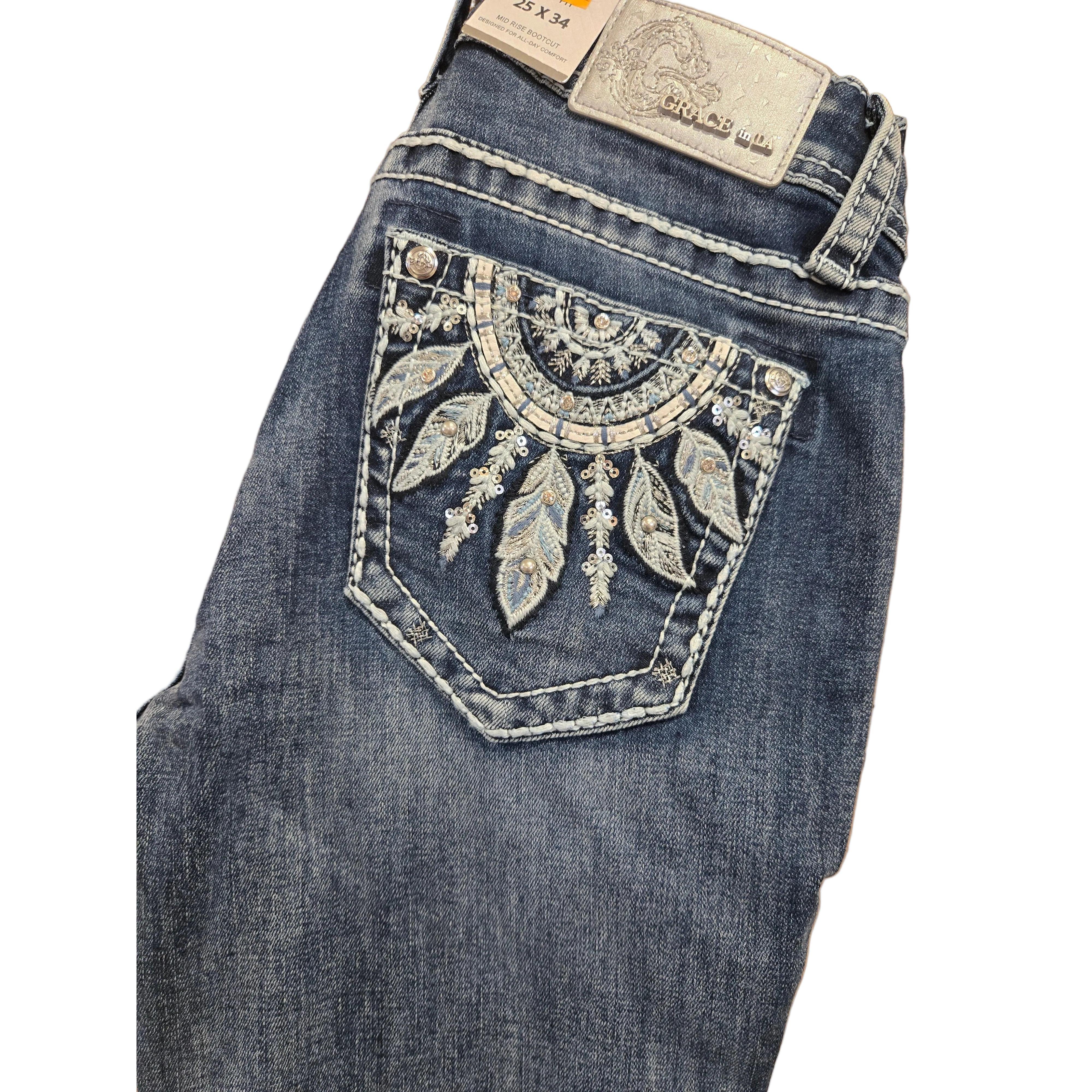 Grace in LA Women's Dream Catcher Jeans - Image 3