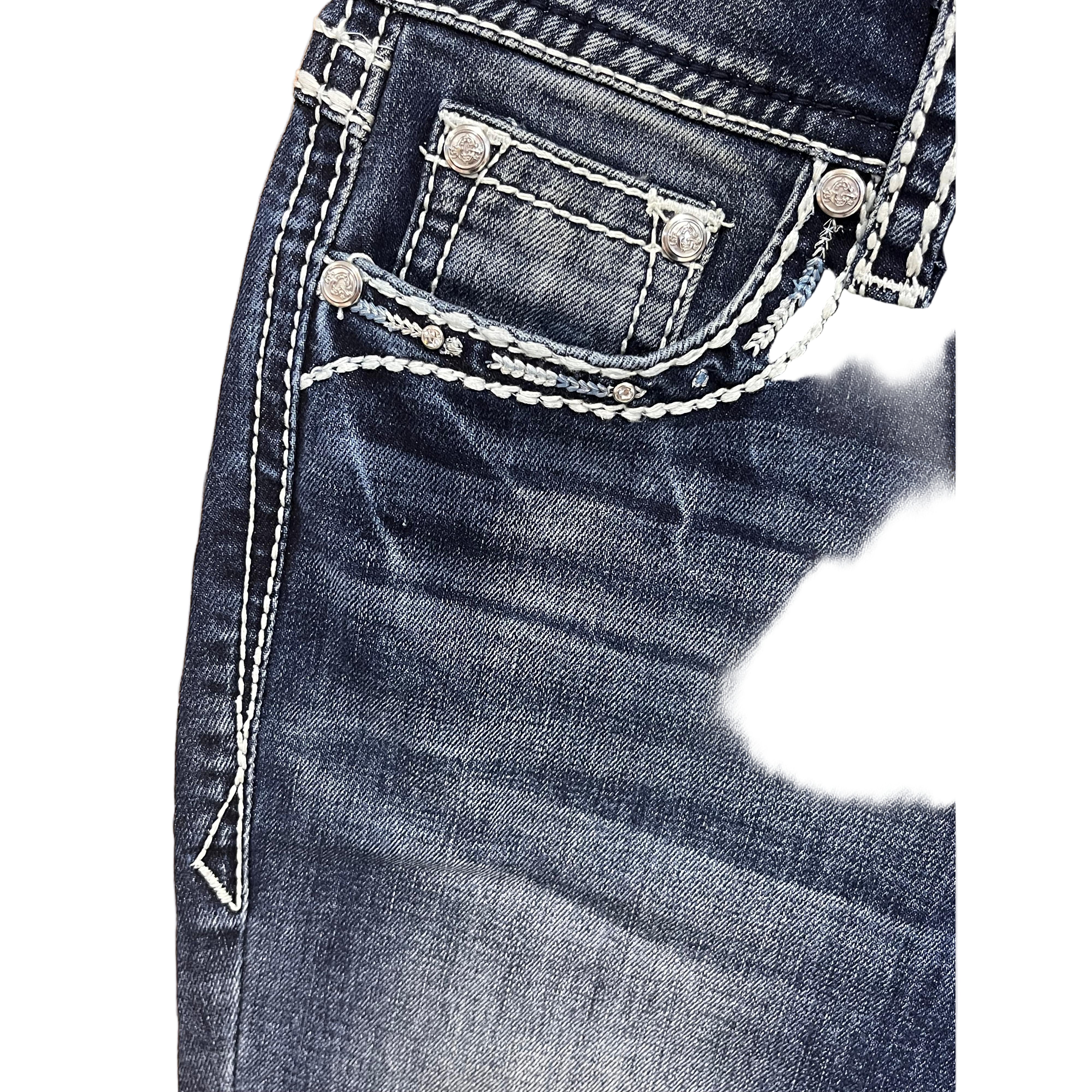 Grace in LA Women's Heavy Stitched Jeans - Image 2